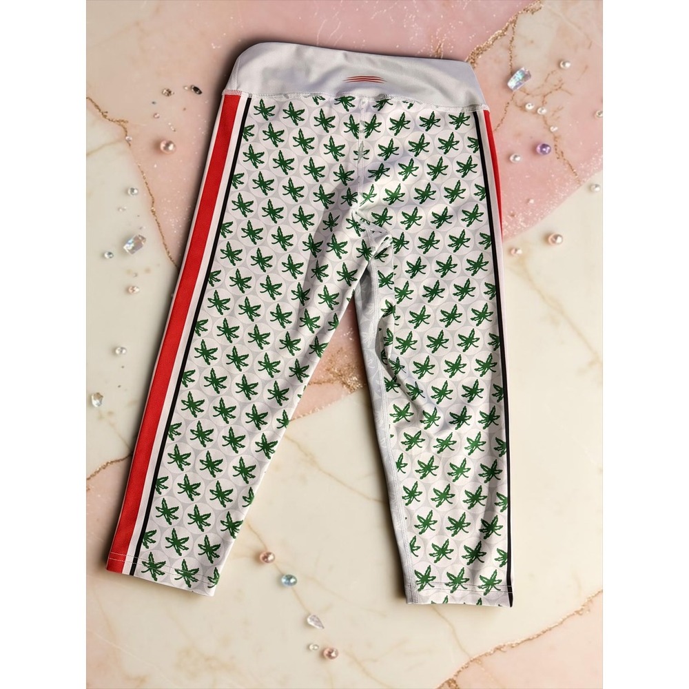 Bend‎ - Womens Ohio State Buckeye Crop Athletic Leggings - Size Medium